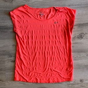 Nike dri-fit cap sleeve workout shirt